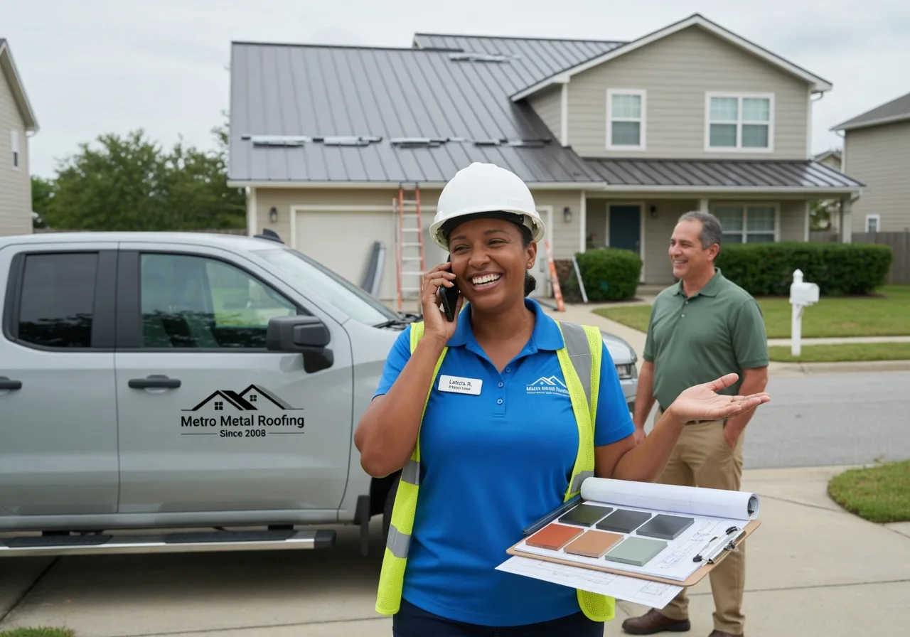 Storm Damage Metal Roof Repair in Vermontville, NY